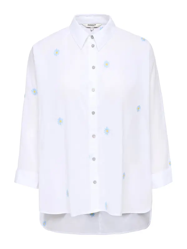 ONLY ONLY Bluza 'ONLNEW LINA GRACE'  svetlo modra / limona / bela