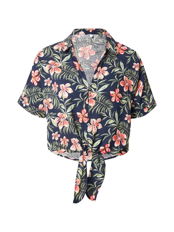 ONLY ONLY Bluza 'ONLNOVA'  mornarska / oliva / marelica / živo rdeča