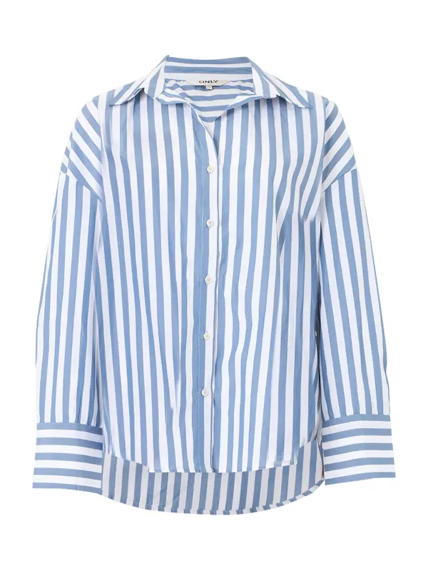 ONLY ONLY Bluza 'ONLOREGON ALVA'  svetlo modra / bela