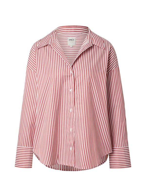 ONLY ONLY Bluza 'ONLOREGON'  rdeča / bela