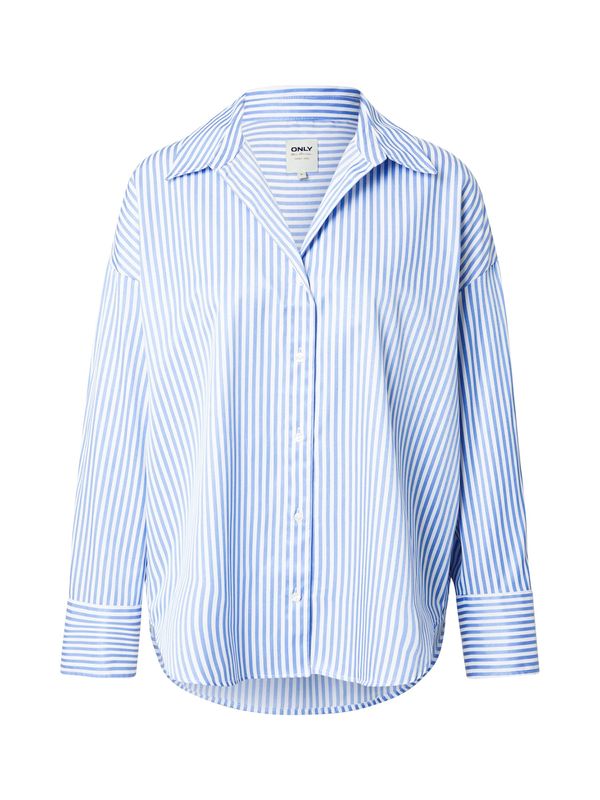 ONLY ONLY Bluza 'ONLOREGON'  svetlo modra / bela