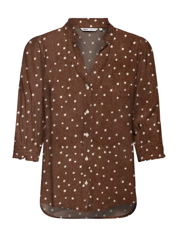 ONLY ONLY Bluza 'ONLRaya'  čokolada / bela