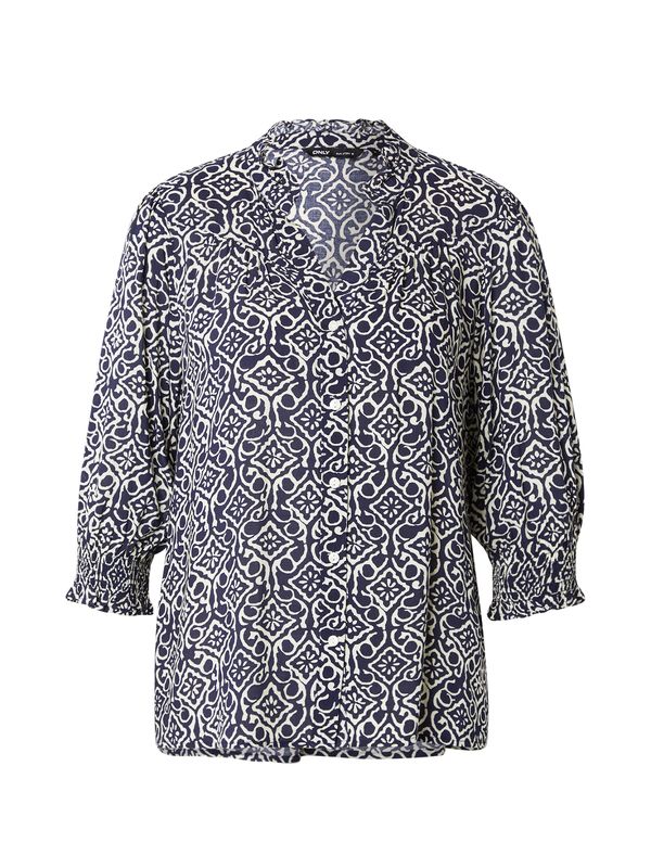 ONLY ONLY Bluza 'ONLRAYA'  nočno modra / bela