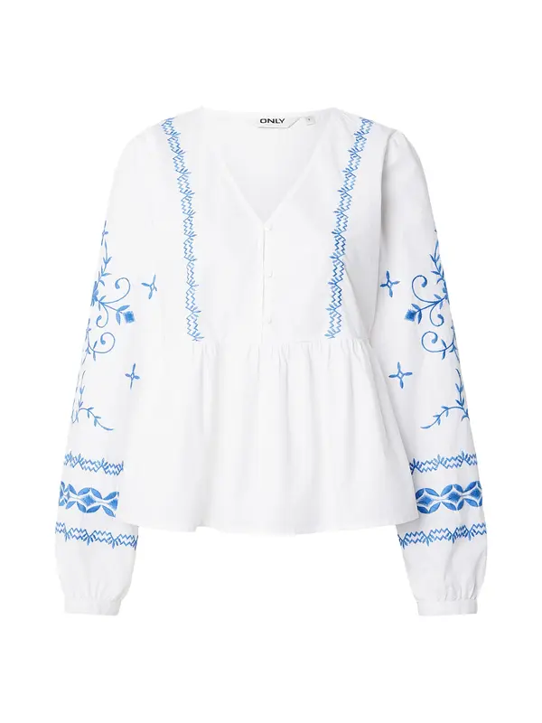 ONLY ONLY Bluza 'ONLRUIKA'  modra / bela