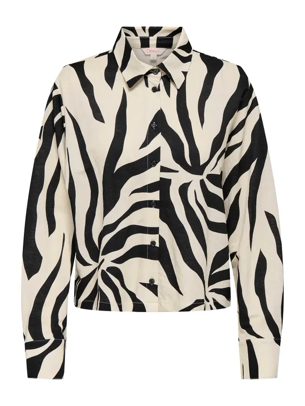 ONLY ONLY Bluza 'ONLSakura'  bež / črna