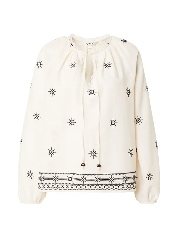 ONLY ONLY Bluza 'ONLSkye'  črna / bela