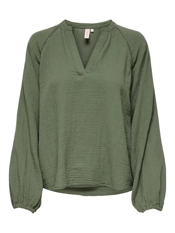 ONLY ONLY Bluza 'ONLTHYRA'  temno zelena