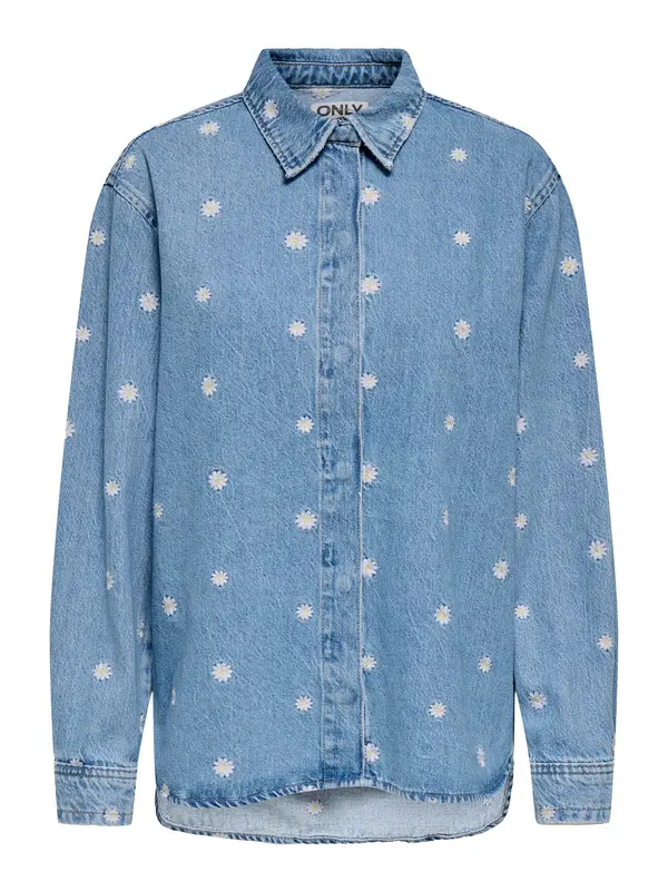 ONLY ONLY Bluza 'ONLVERA'  moder denim / bela