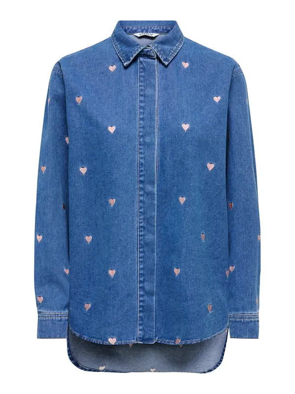 ONLY ONLY Bluza 'ONLVERA'  moder denim / staro roza