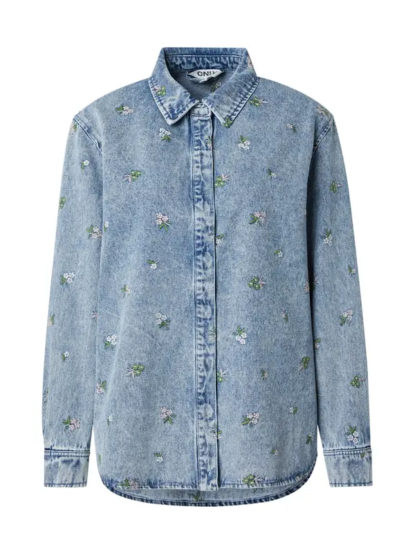 ONLY ONLY Bluza 'ONLVera'  moder denim / zelena / rosé / off-bela