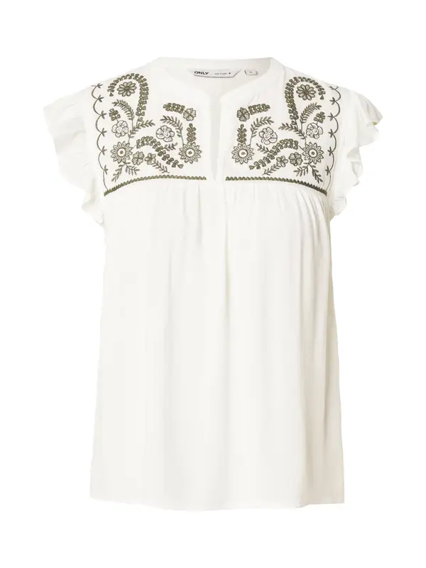 ONLY ONLY Bluza 'ONLVESTINE'  kaki / bela
