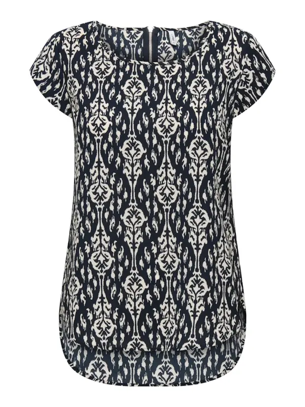 ONLY ONLY Bluza 'ONLVic'  temno modra / off-bela