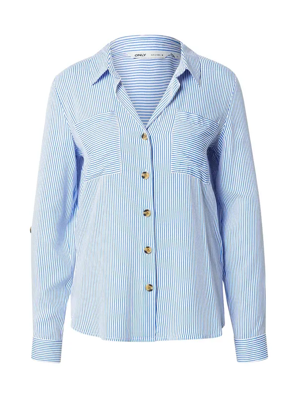 ONLY ONLY Bluza 'ONLYASMIN'  modra / bela