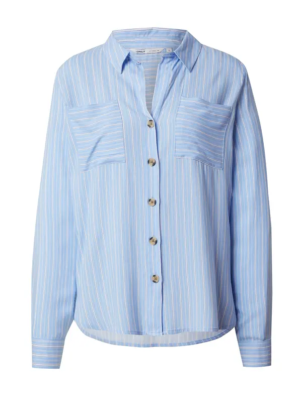 ONLY ONLY Bluza 'ONLYasmin'  svetlo modra / bela