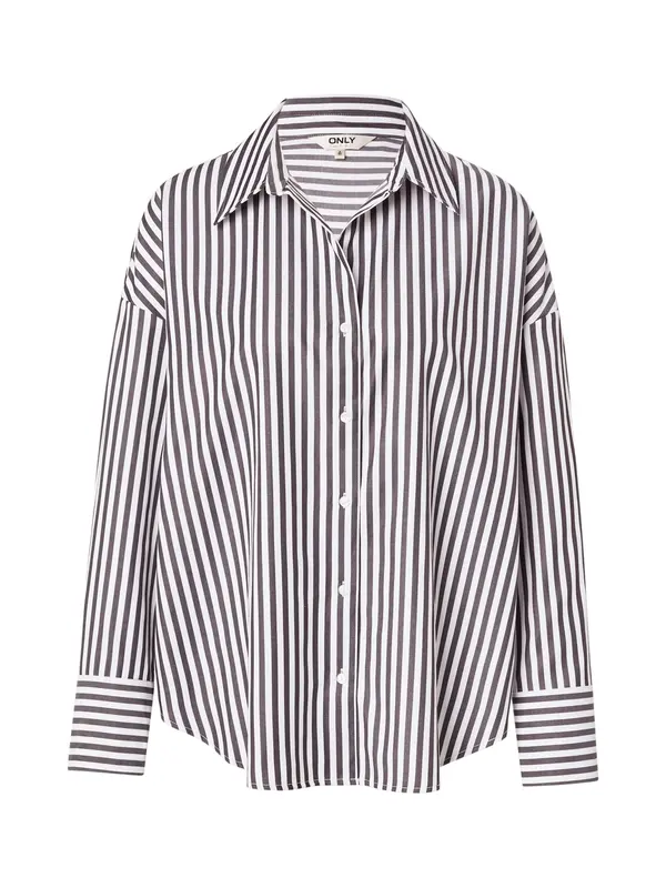 ONLY ONLY Bluza 'Oregon'  črna / bela