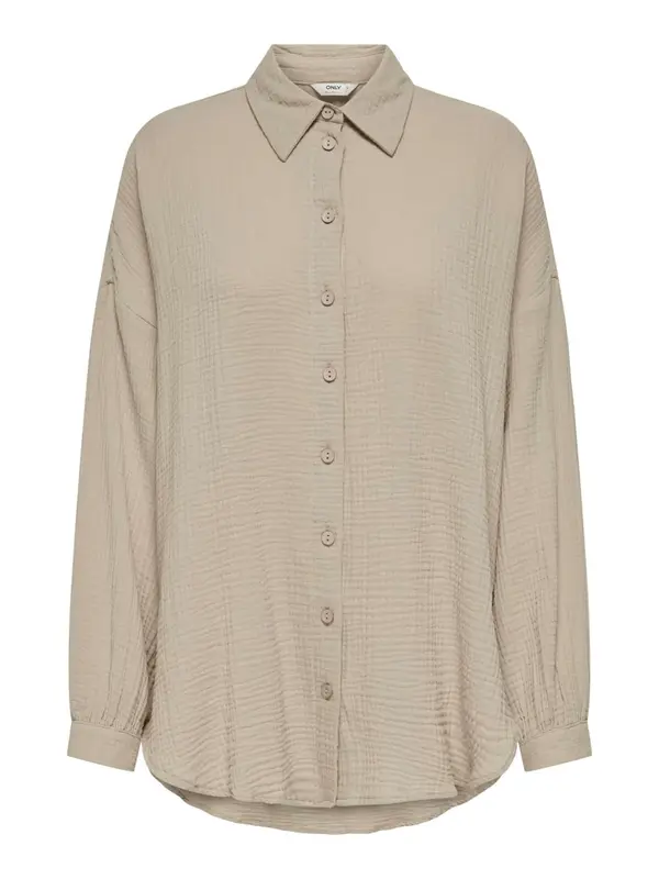 ONLY ONLY Bluza 'Thyra'  temno bež