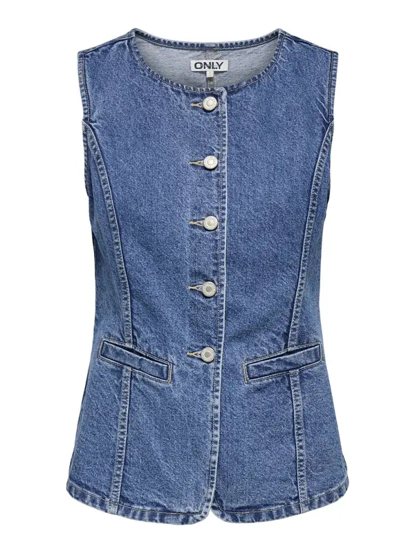ONLY ONLY Brezrokavnik 'ONLGIULINA'  moder denim