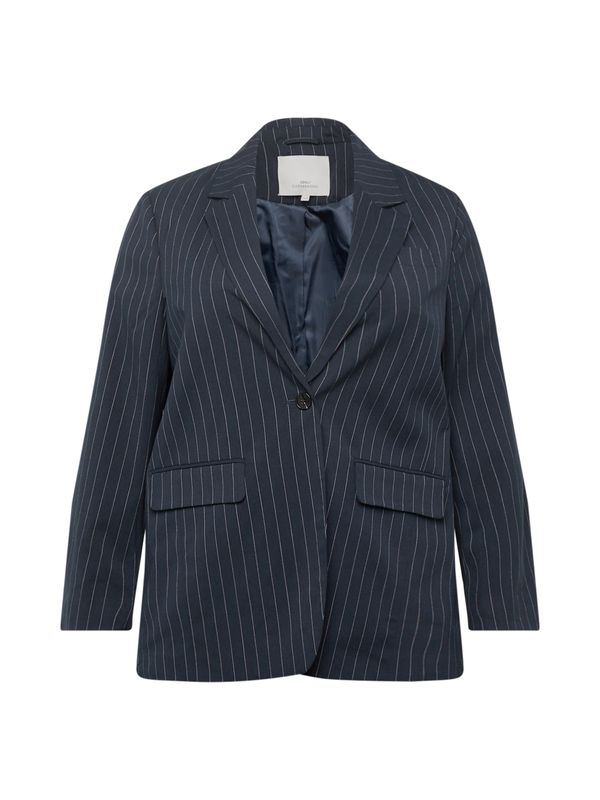 ONLY Carmakoma ONLY Carmakoma Blazer 'DAMIE'  nočno modra / off-bela