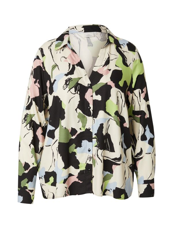 ONLY Carmakoma ONLY Carmakoma Bluza  bež / jabolko / roza / črna