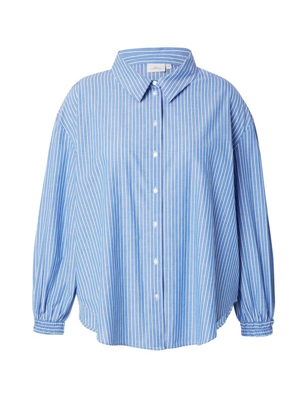 ONLY Carmakoma ONLY Carmakoma Bluza 'CARARJA'  kraljevo modra / bela