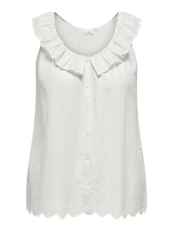 ONLY Carmakoma ONLY Carmakoma Bluza 'CarDew'  bela