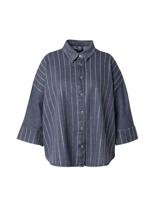 ONLY Carmakoma ONLY Carmakoma Bluza 'CARGrace'  siv denim