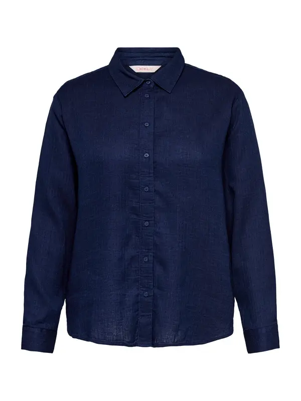 ONLY Carmakoma ONLY Carmakoma Bluza 'CARLeoni'  temno modra