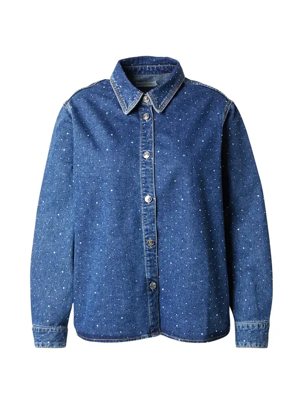 ONLY Carmakoma ONLY Carmakoma Bluza 'CARMAGGIEMAY'  moder denim / srebrna