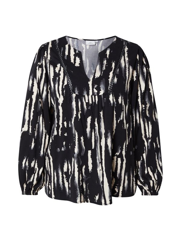 ONLY Carmakoma ONLY Carmakoma Bluza 'CARMikaela'  siva / črna / bela