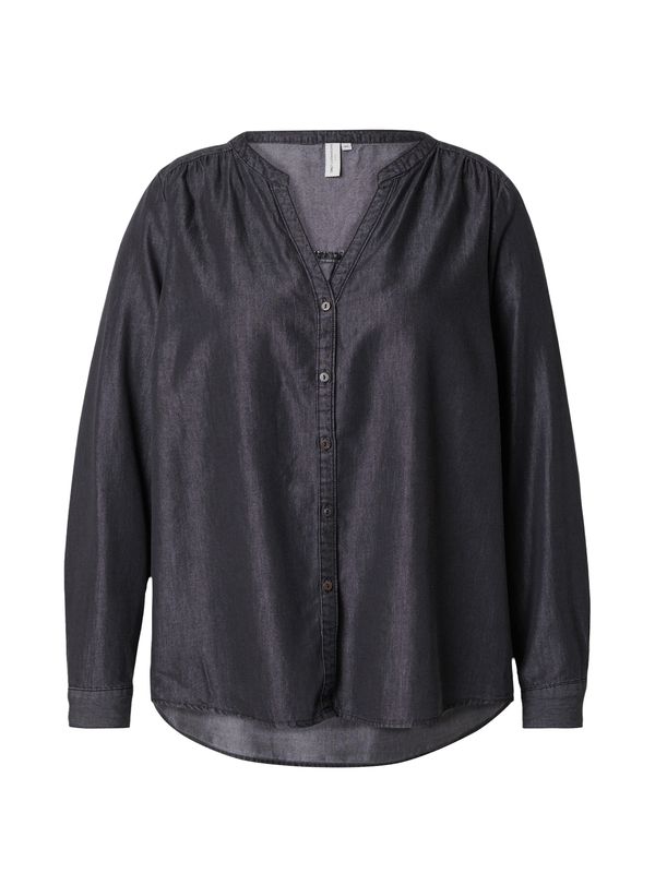 ONLY Carmakoma ONLY Carmakoma Bluza 'CARSEMA'  črn denim