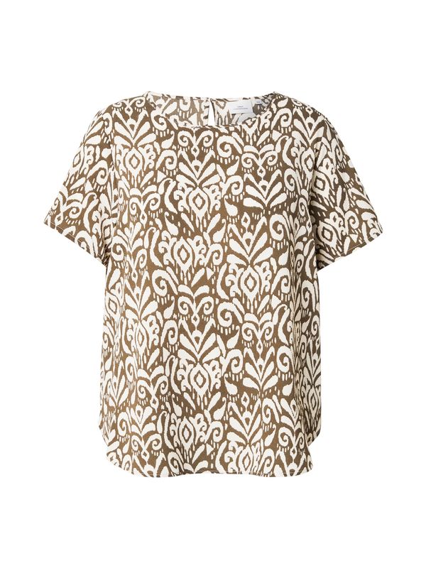 ONLY Carmakoma ONLY Carmakoma Bluza 'CARVICA'  bež / kaki