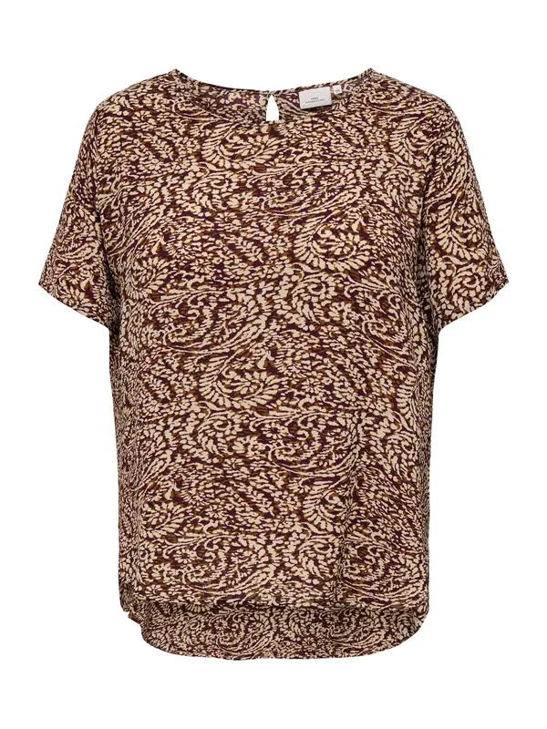 ONLY Carmakoma ONLY Carmakoma Bluza 'CARVICA'  ecru / oliva / burgund