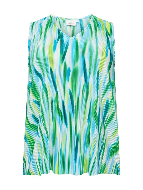 ONLY Carmakoma ONLY Carmakoma Bluza 'LISSETA'  modra / zelena / bela
