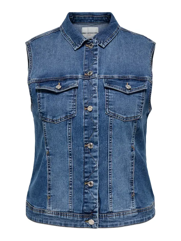 ONLY Carmakoma ONLY Carmakoma Brezrokavnik 'CARWespa'  moder denim