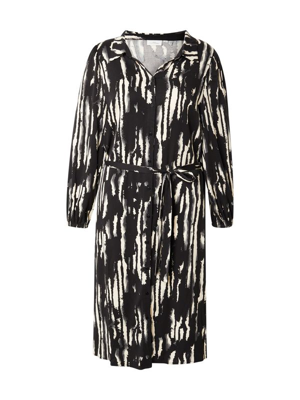 ONLY Carmakoma ONLY Carmakoma Dolga srajca 'CARMIKAELA'  pesek / siva / črna