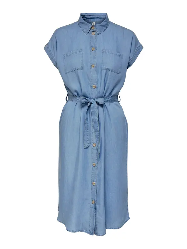 ONLY Carmakoma ONLY Carmakoma Dolga srajca 'CARPema Hannover'  moder denim