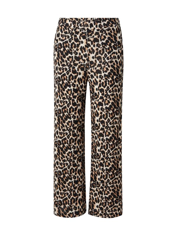 ONLY Carmakoma ONLY Carmakoma Hlače 'CARLEONESS'  bež / rjava / črna