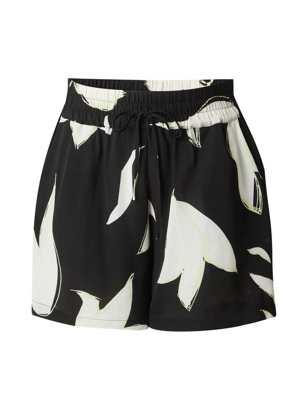 ONLY Carmakoma ONLY Carmakoma Hlače 'CARLux'  svetlo zelena / črna / bela