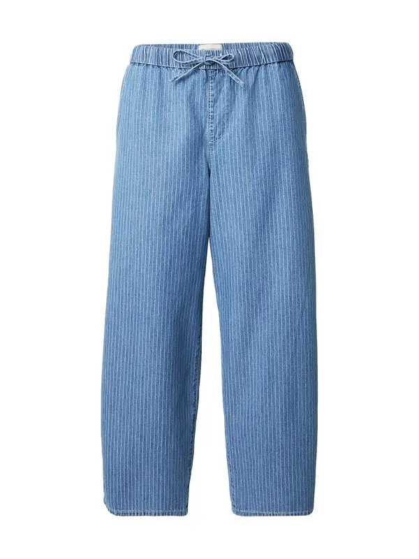 ONLY Carmakoma ONLY Carmakoma Hlače 'CARYasmin'  moder denim / bela
