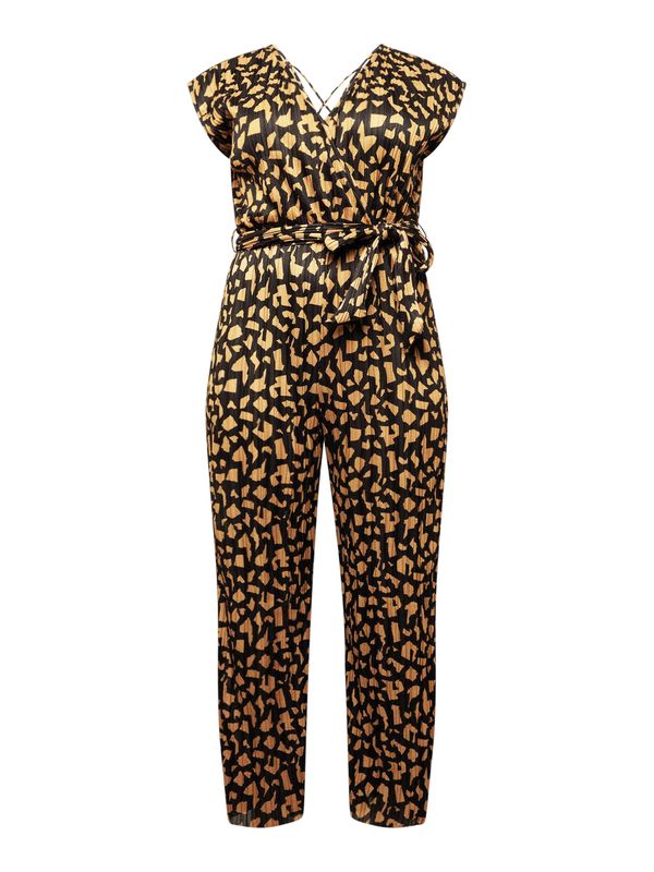 ONLY Carmakoma ONLY Carmakoma Kombinezon 'CARSAFARI'  pesek / črna