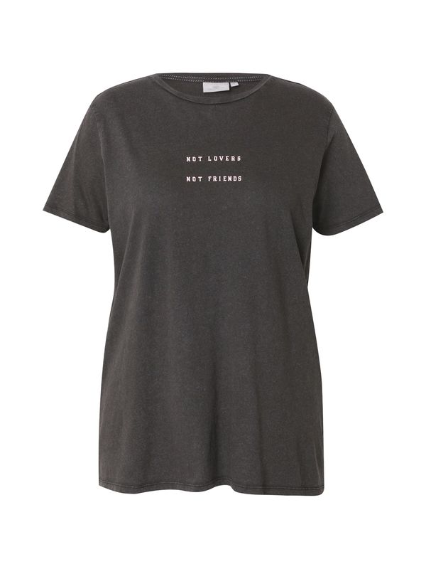 ONLY Carmakoma ONLY Carmakoma Majica  antracit / svetlo roza