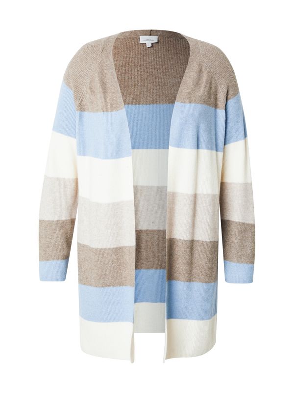 ONLY Carmakoma ONLY Carmakoma Pletena jopa 'CARATIJA'  progasto bež / svetlo modra / pikčasto rjava / bela