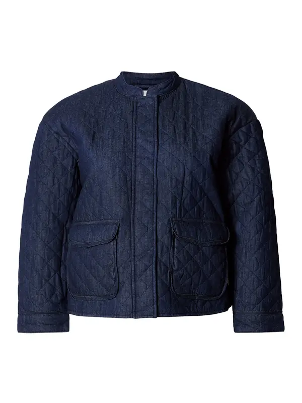 ONLY Carmakoma ONLY Carmakoma Prehodna jakna 'CARHALLIE'  moder denim