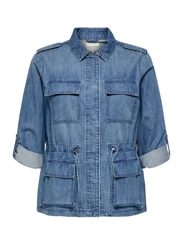 ONLY Carmakoma ONLY Carmakoma Prehodna jakna 'CARKENYA'  moder denim