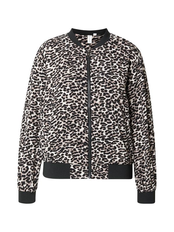 ONLY Carmakoma ONLY Carmakoma Prehodna jakna 'CARLux'  temno siva / črna / off-bela