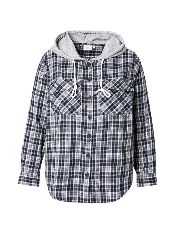 ONLY Carmakoma ONLY Carmakoma Prehodna jakna 'CARSLOPE'  nočno modra / siva / bela