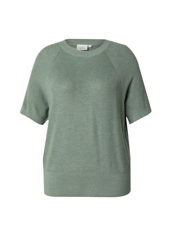 ONLY Carmakoma ONLY Carmakoma Pulover 'CARLECIA'  pastelno zelena