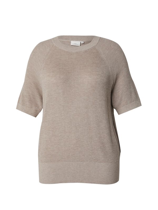 ONLY Carmakoma ONLY Carmakoma Pulover 'CARLECIA'  temno bež