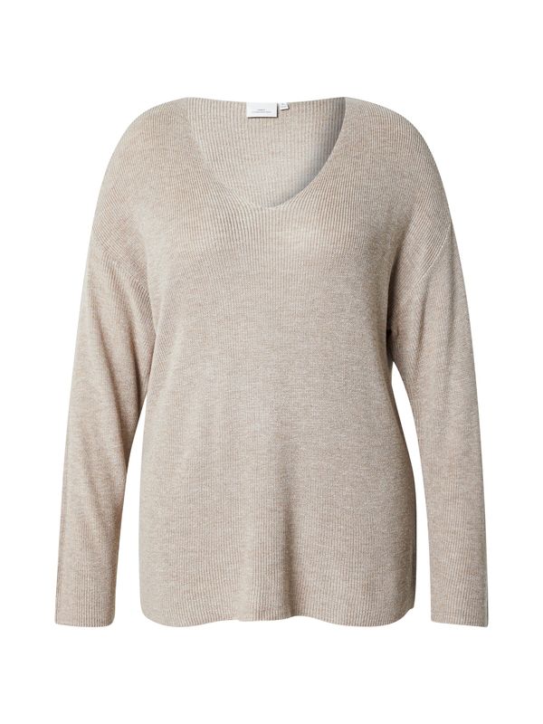 ONLY Carmakoma ONLY Carmakoma Pulover 'CARLECIA'  temno bež