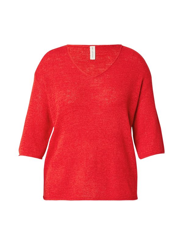 ONLY Carmakoma ONLY Carmakoma Pulover 'CARSUNNY'  živo rdeča